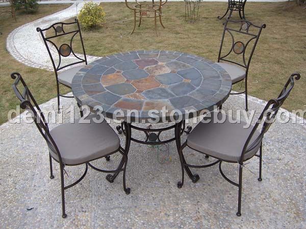 coffee table, slate coffee table,garden coffee table