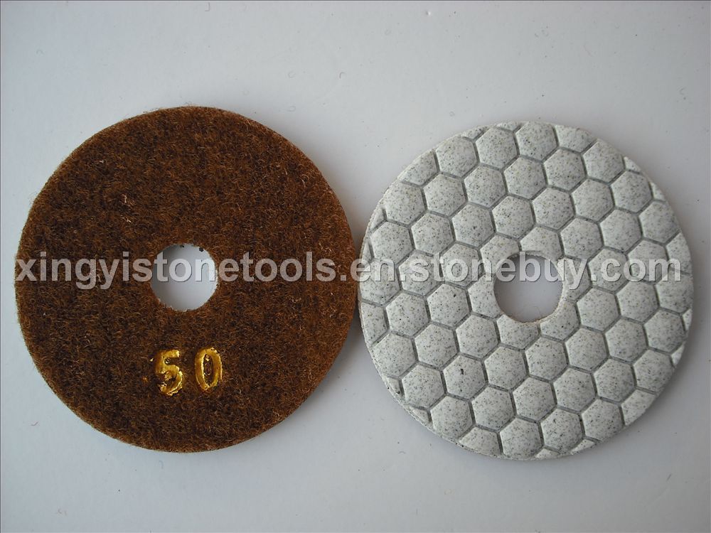 dry polishing pads
