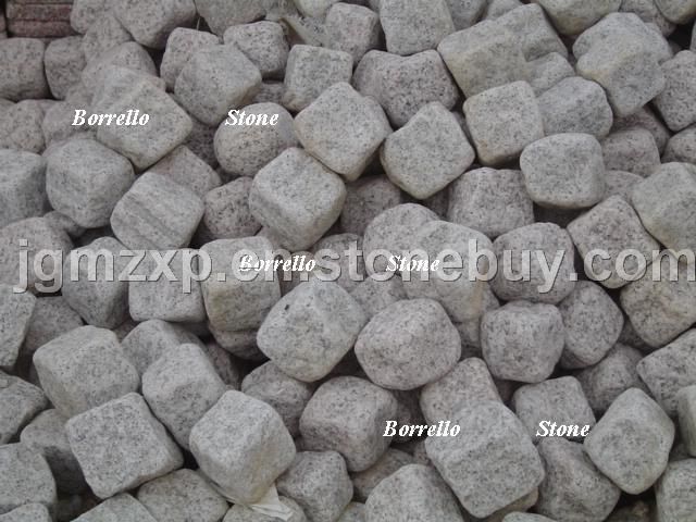 retro block paving and tumbled stone