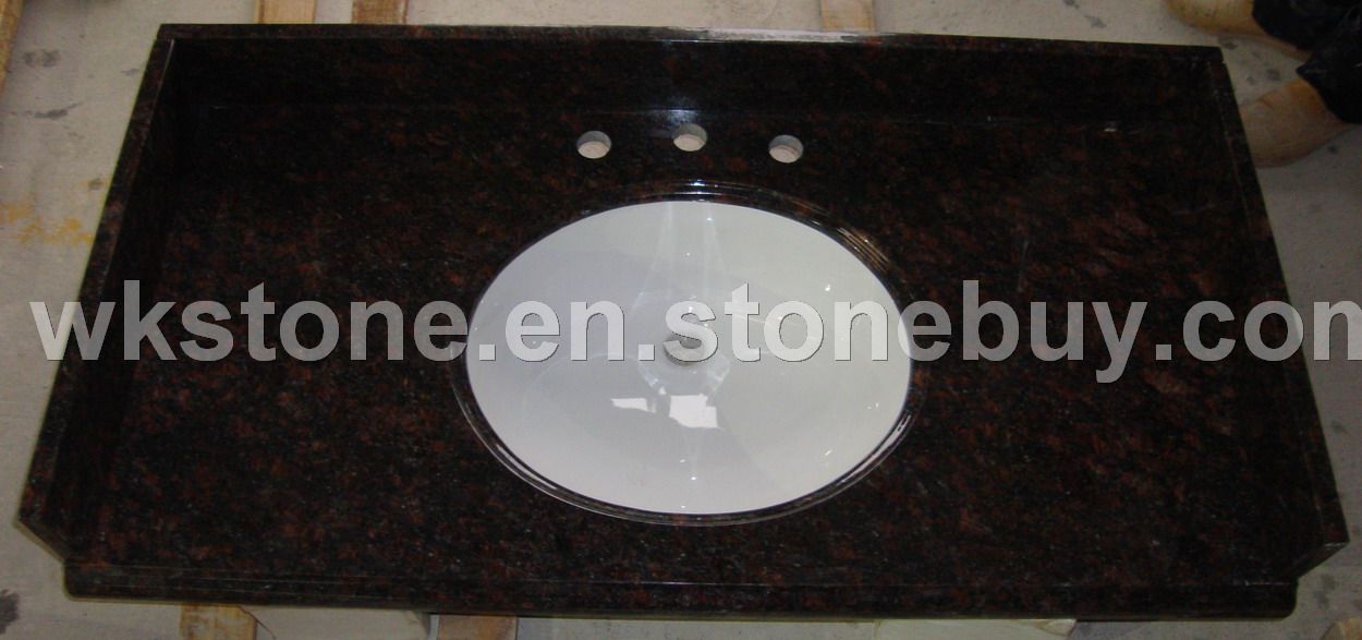 tan brown vanity top