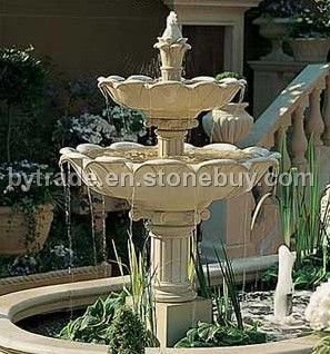 limestone fountain