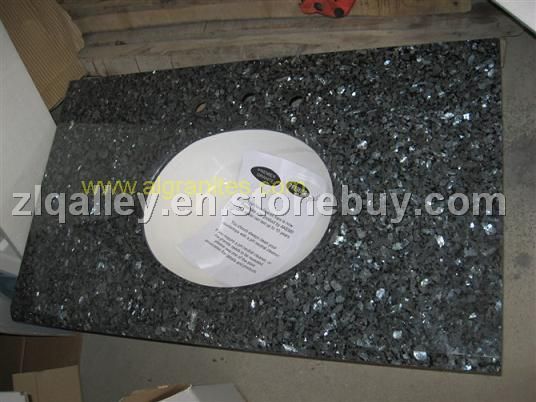 blue pearl granite vanity top for bathroom