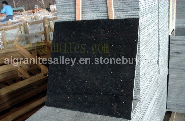 Black Galaxy Granite Tile