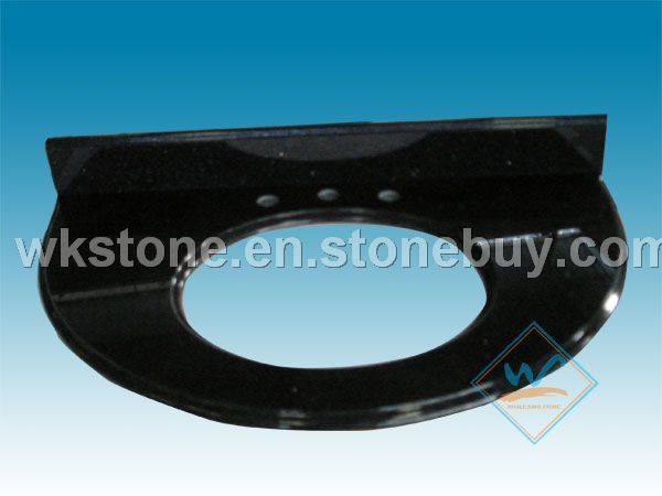 black vanity top