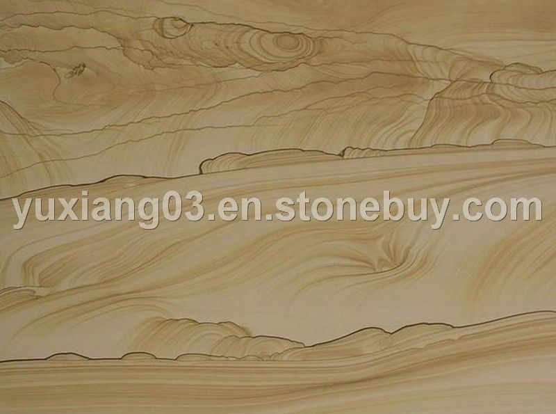 yellow wooden sandstone