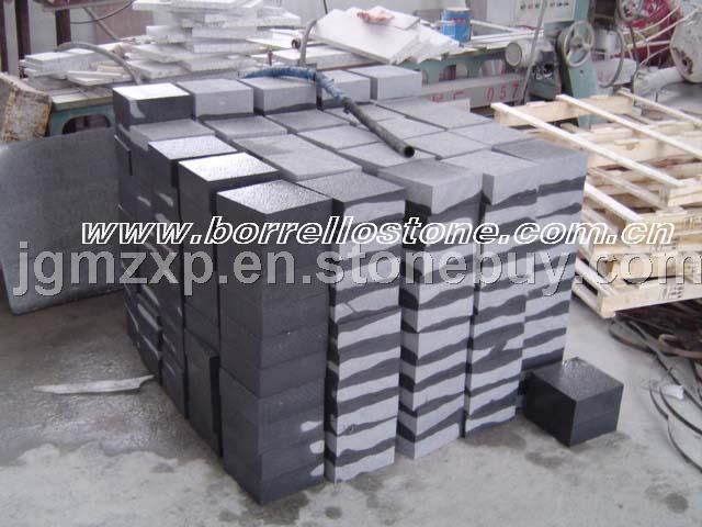 sell black paving stone, paving slabs / flags