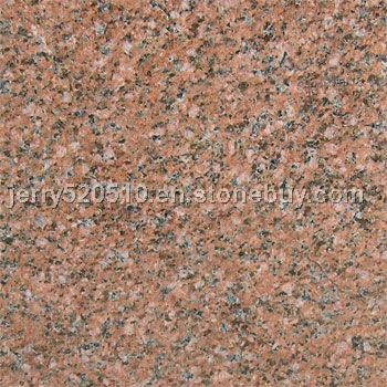 Brick red marble