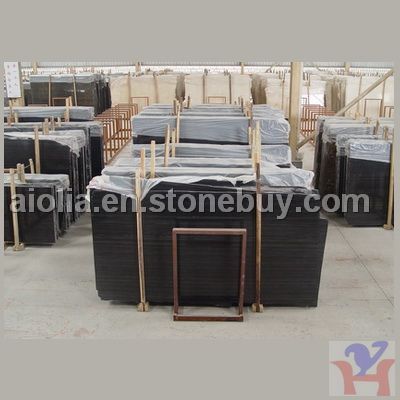 Black Marble Tile and Marble Slab