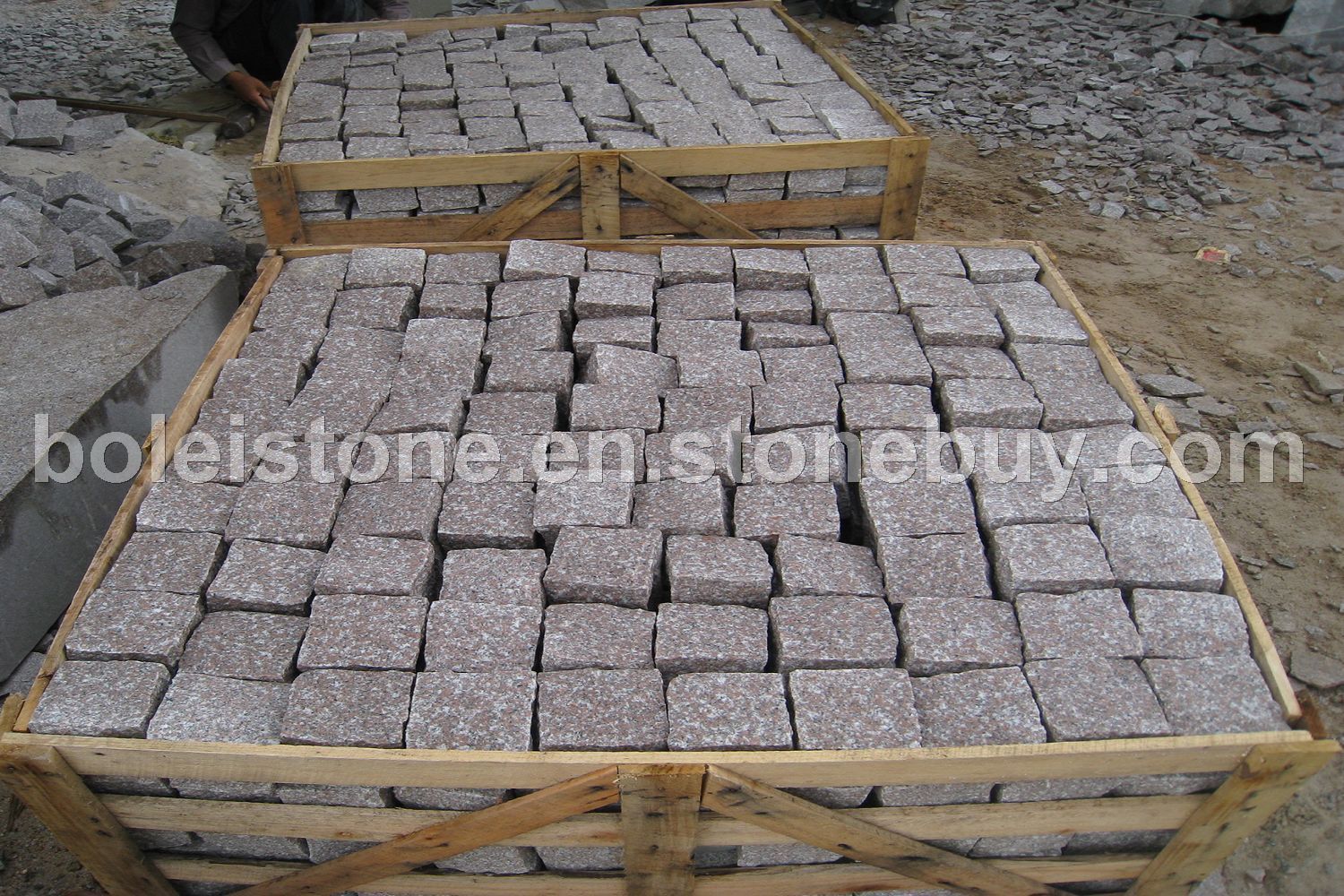 granite cube stone