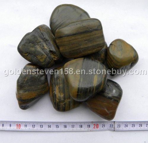 stripe river pebbles