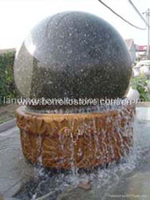 sphere fountain, floating ball fountain, garden fountains
