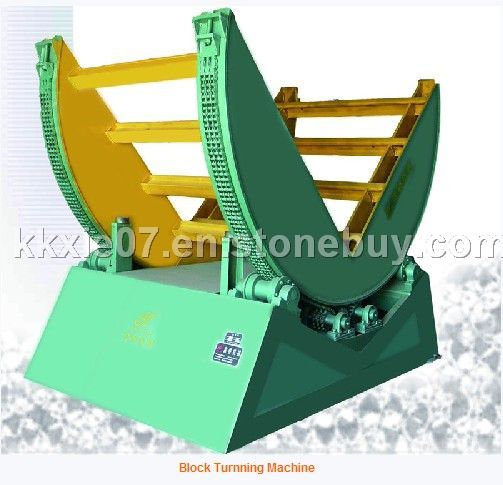 Block turning machine