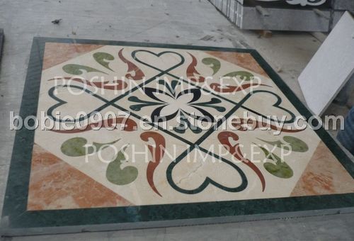 marble waterjet medallion