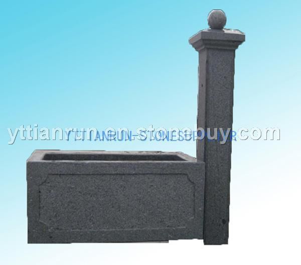 stone fountain