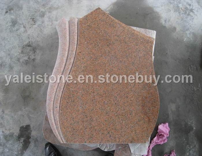 red granite monument
