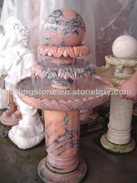 sphere fountain, floating ball fountain, garden fountains