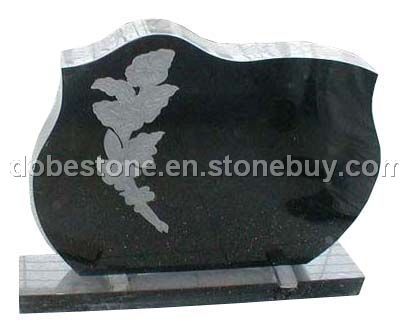 shanxi black granite tombstone