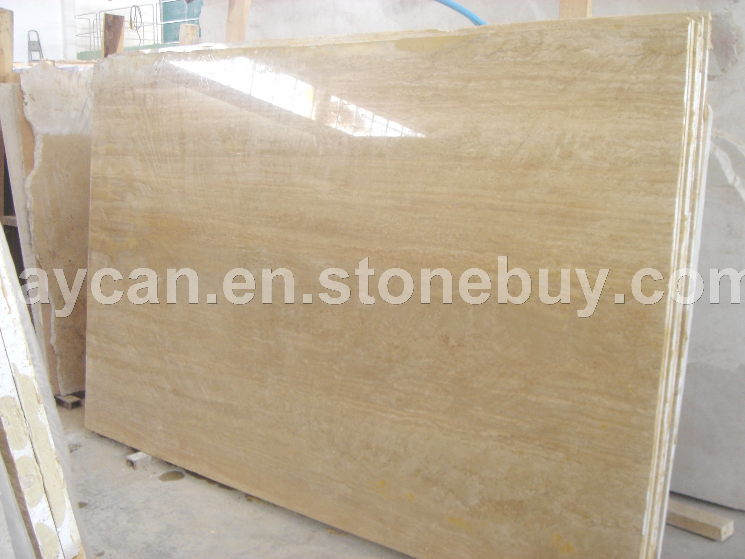 light travertine block