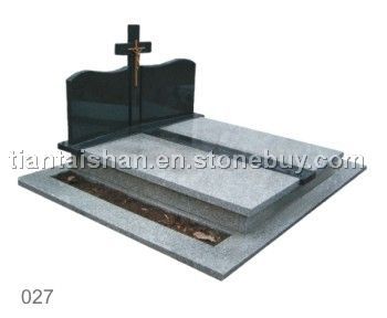 shanxi black granite cemetery headstones