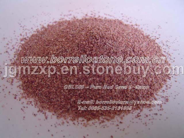 Sell colorful sand for Wall paint instead of rock material