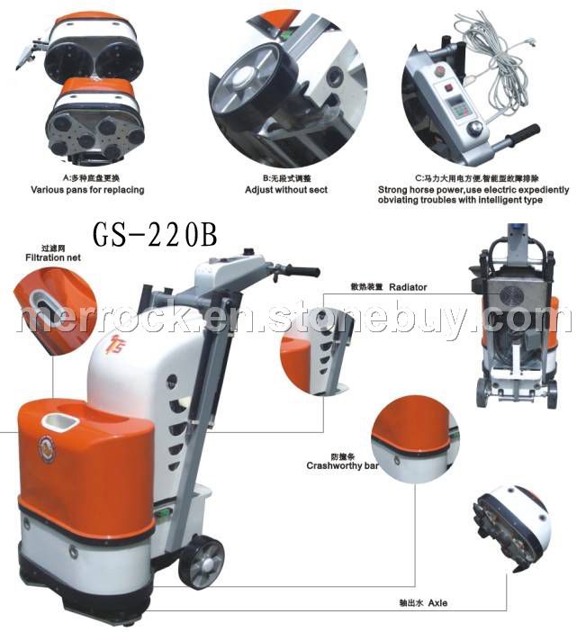 Stone renovation machine