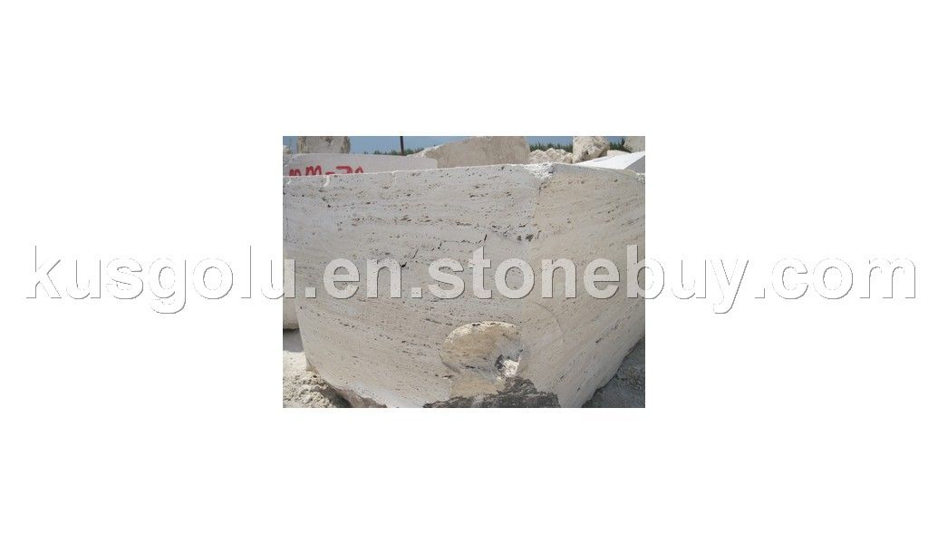Light Travertine Block
