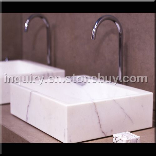 Carrara Marble Sink