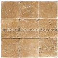 10x10 Noce Antiqued Travertine Tile