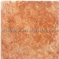 30.5x30.5 Rosso Antiqued Travertine Tile