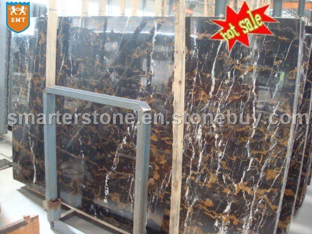 Black&Gold Marble Slab