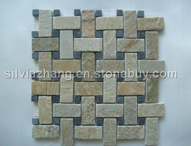 mosaic stone/slate stone mosaic/mosaic tile