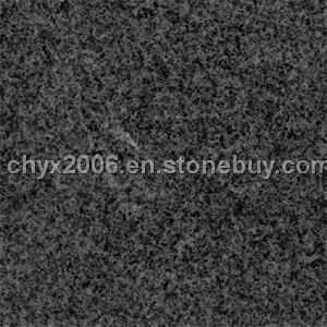 G654 Black granite tile