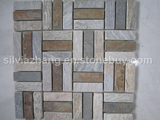 mosaic stone/slate stone mosaic/mosaic tile
