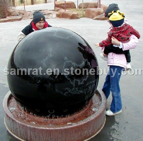 garden stone ball
