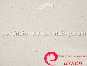 Light beige engineered quartz stone