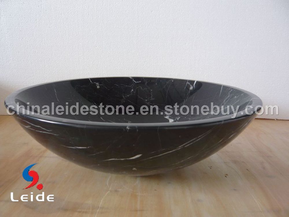 Nero marquina marble bathroom basin LD-A027
