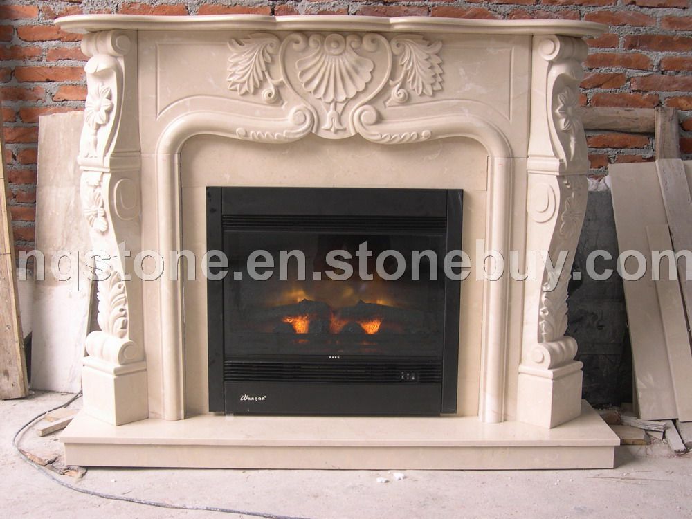 shabnam marble fireplace