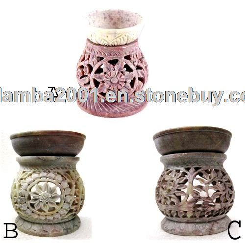 Decorative Soapstone Aroma Oil Burners