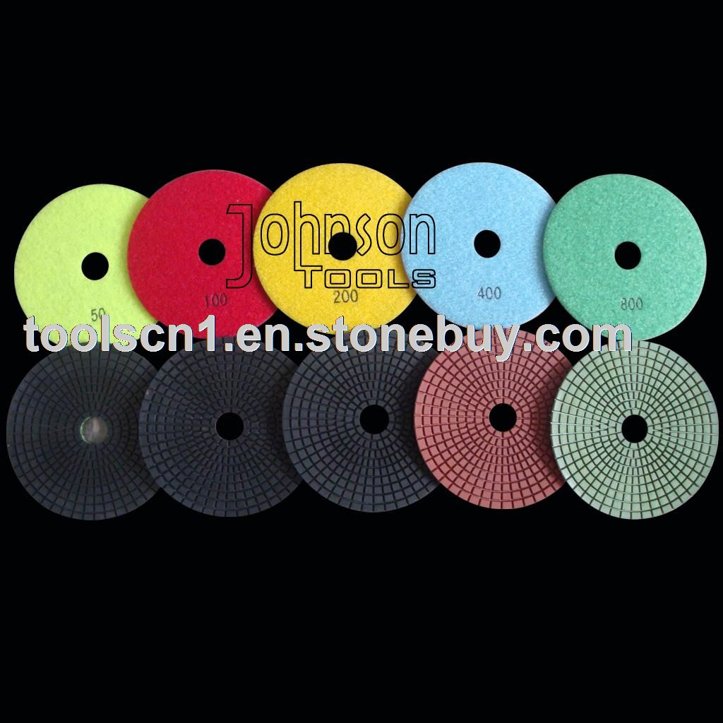 Polishing tool:125mm diamond wet polishing pad