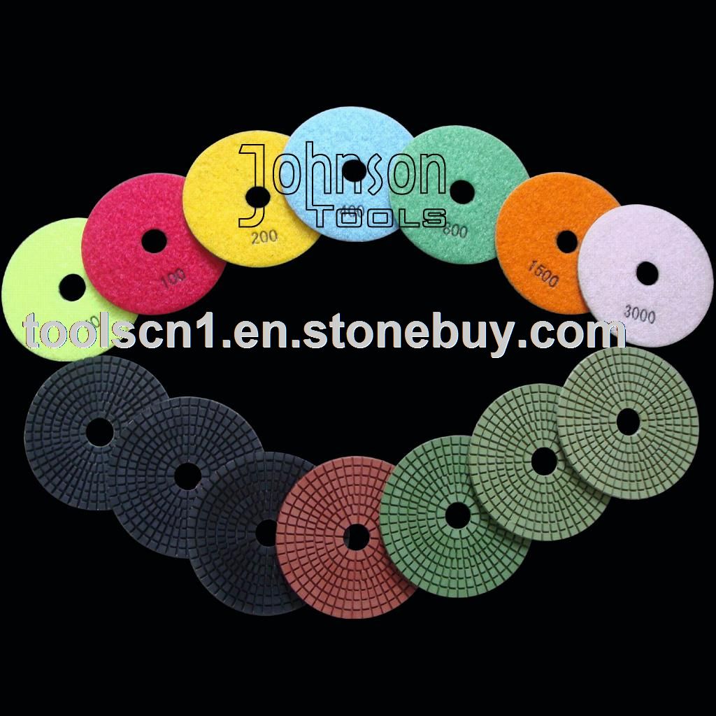 100mm diamond wet polishing pad: polishing pad