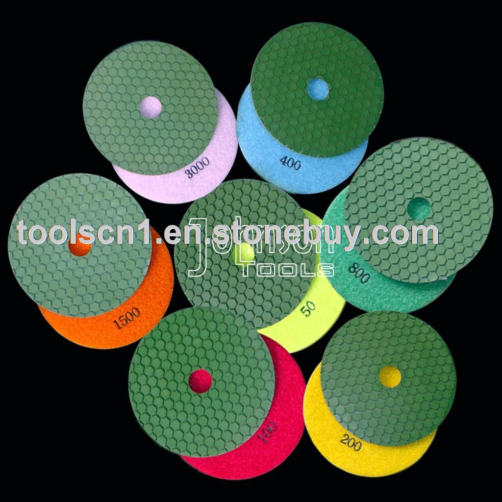 125mm diamond dry polishing pad: polishing tool