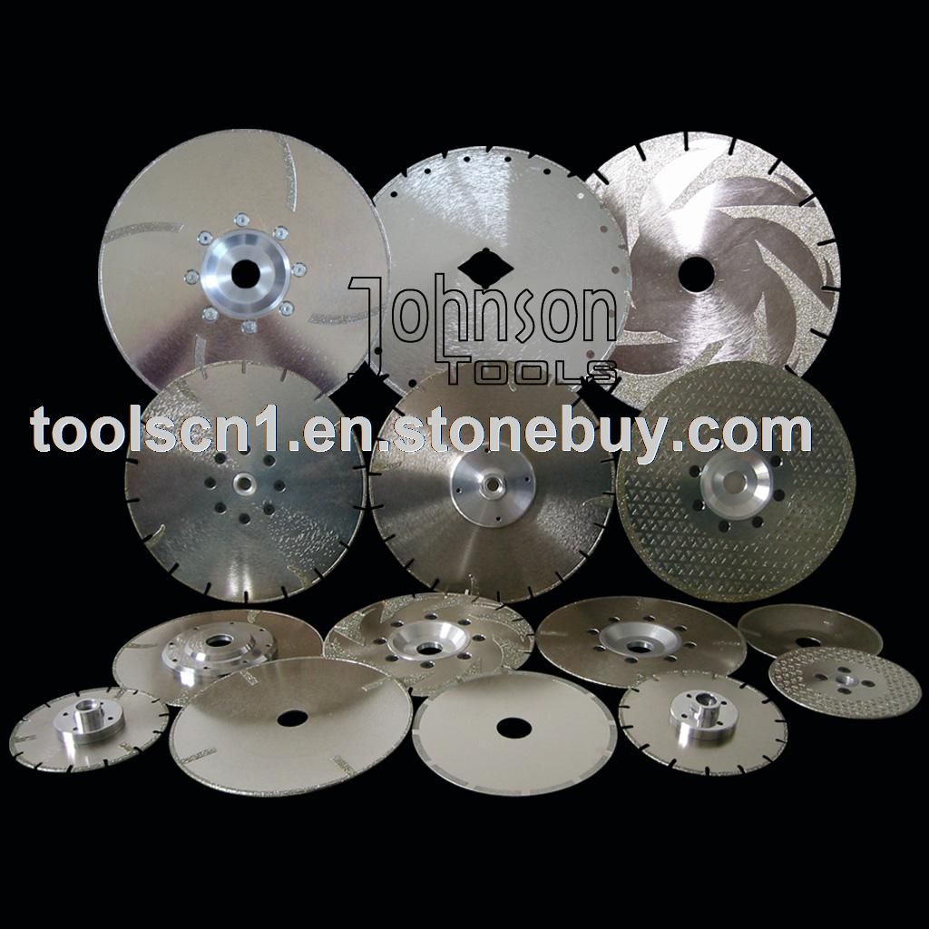 Electroplated diamond tool: saw blade