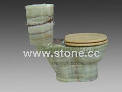 Green onyx toilet
