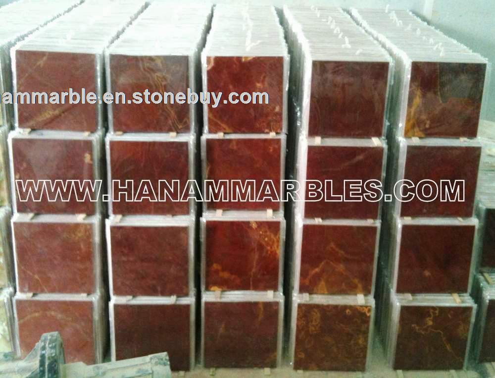 Multi Red onyx tiles