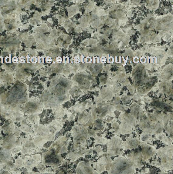 Green granite slab