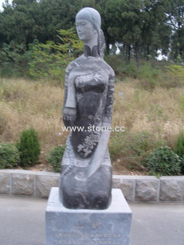 Chinese Girl Sculpture