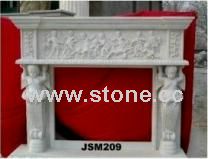 Stone Fireplace