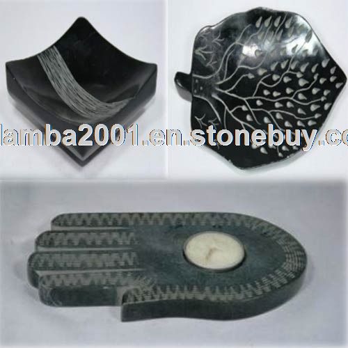 Soapstone Candle Holder And Tea Light Holder