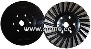 4 Premium Diamond Turbo Cup Wheel - Coarse
