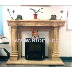 Stone Fireplace